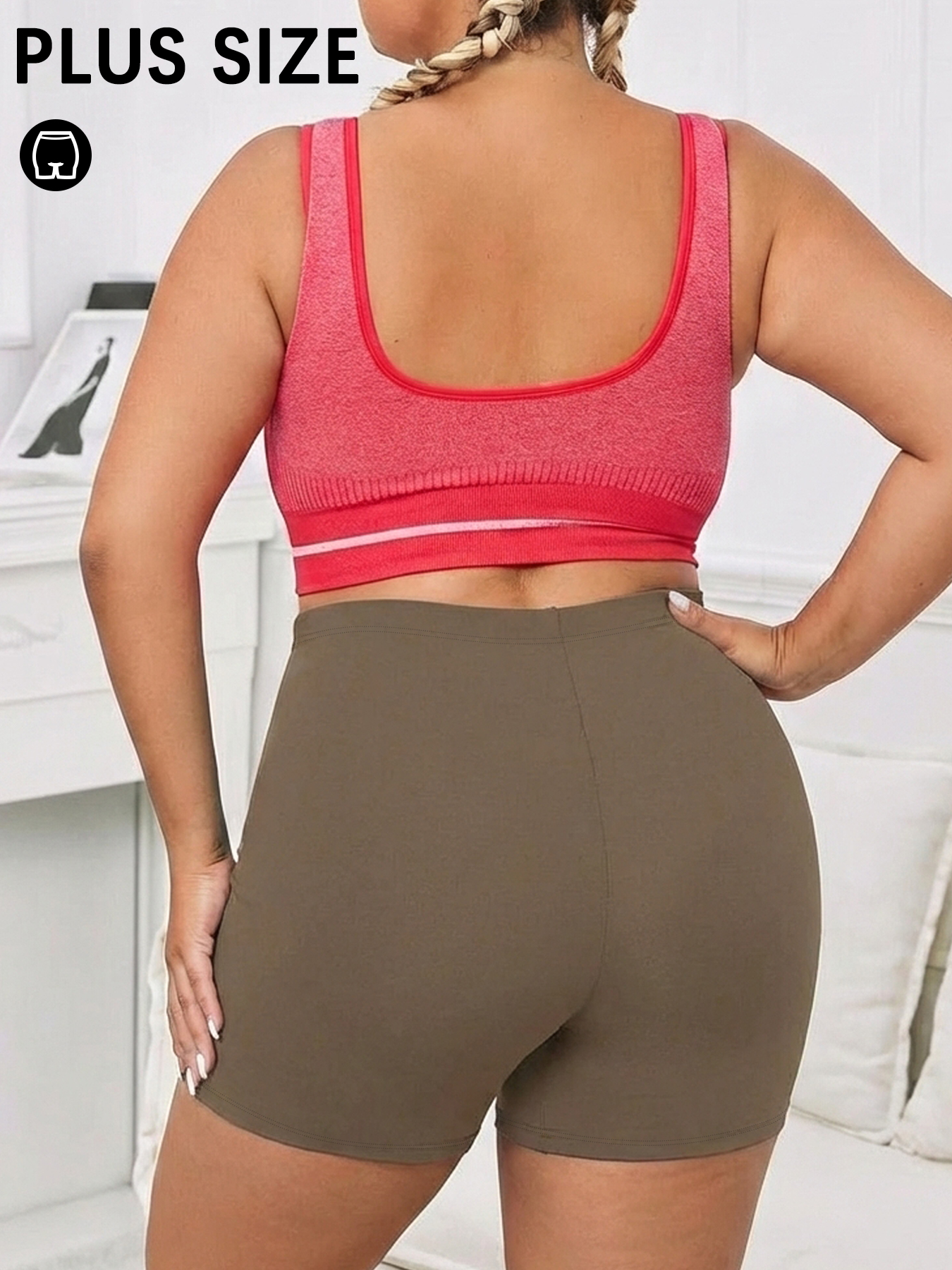 Women'S Fashion Leggings - Plus Size Women's High Elastic Biker