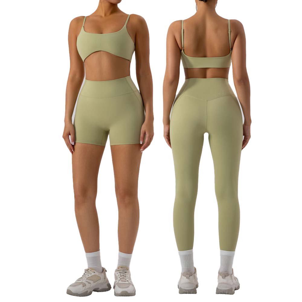 Women'S Fashion Leggings - Running Training Set Adjustable Shoulder Straps