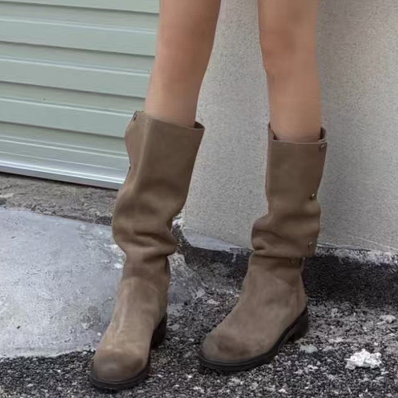 Women'S Fashion Boots 2025 - Fashion Heeled Women High Boots Casual