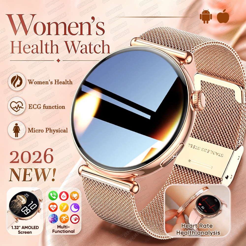 Women Fashion Week 2026 - 2026 New Women Health SmartWatch 1.32-inch
