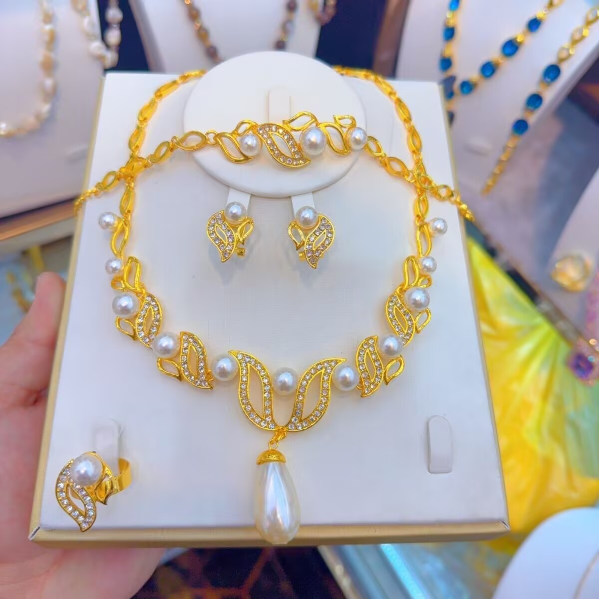 Women'S Fashion Rings Gold - New UK 24K Gold Plated Necklace