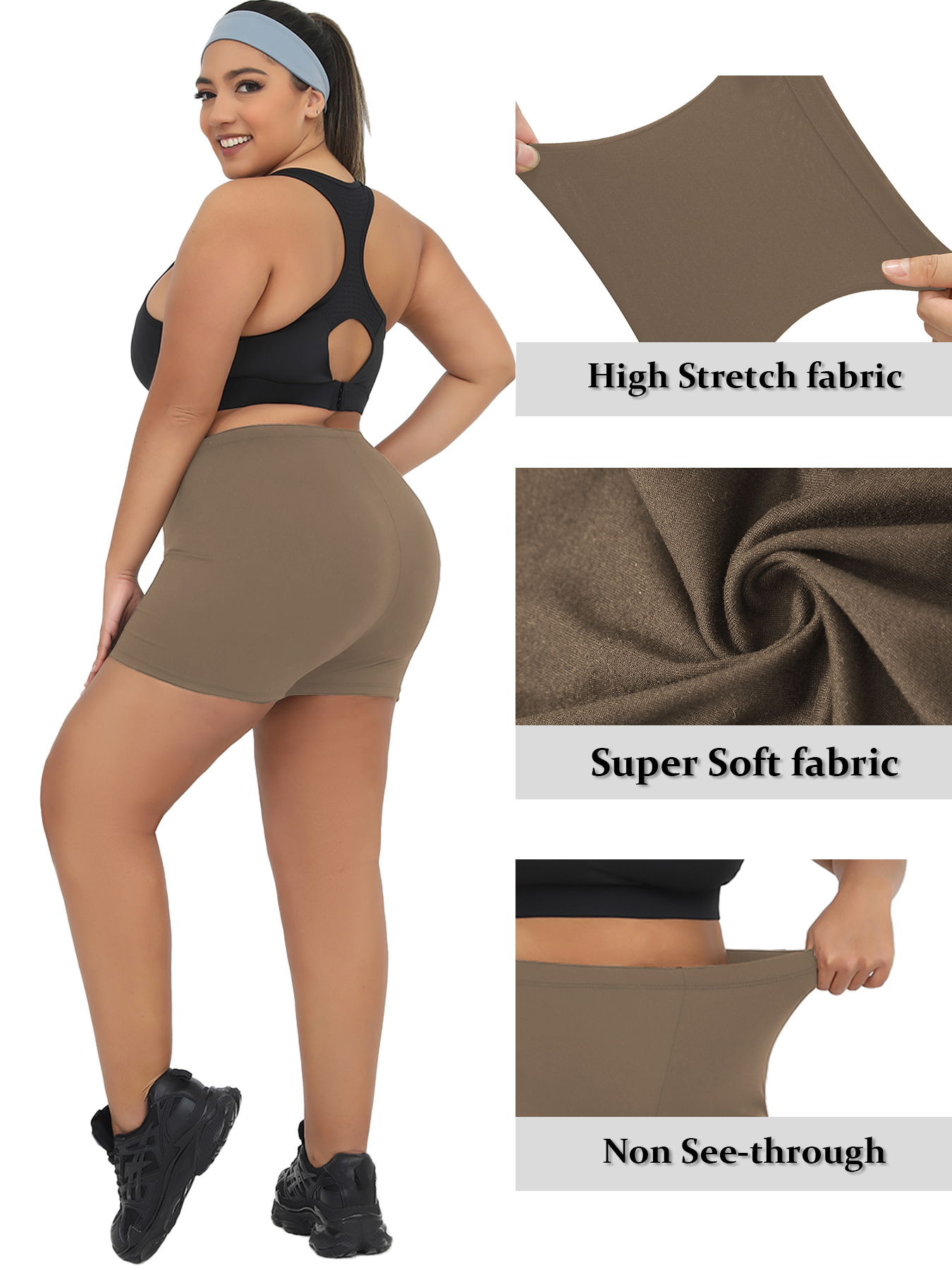 Plus Size Women's High Elastic - Women'S Fashion Leggings บทวิจารณ์และราคา