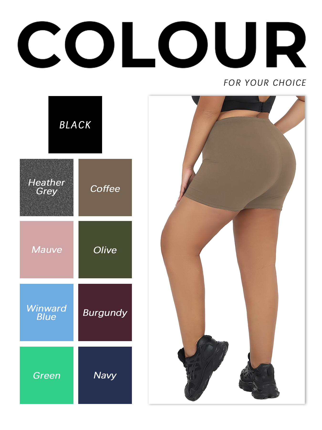 Plus Size Women's High Elastic - Women'S Fashion Leggings บทวิจารณ์และราคา