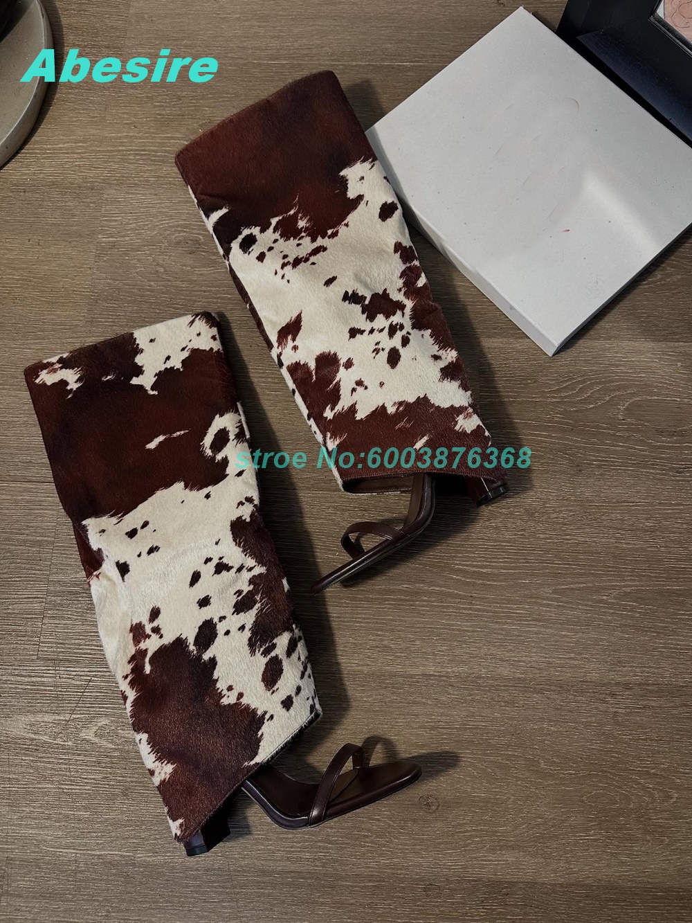 Cow Pattern Patchwork Suede Sa - Women Fashion Show บทวิจารณ์และราคา
