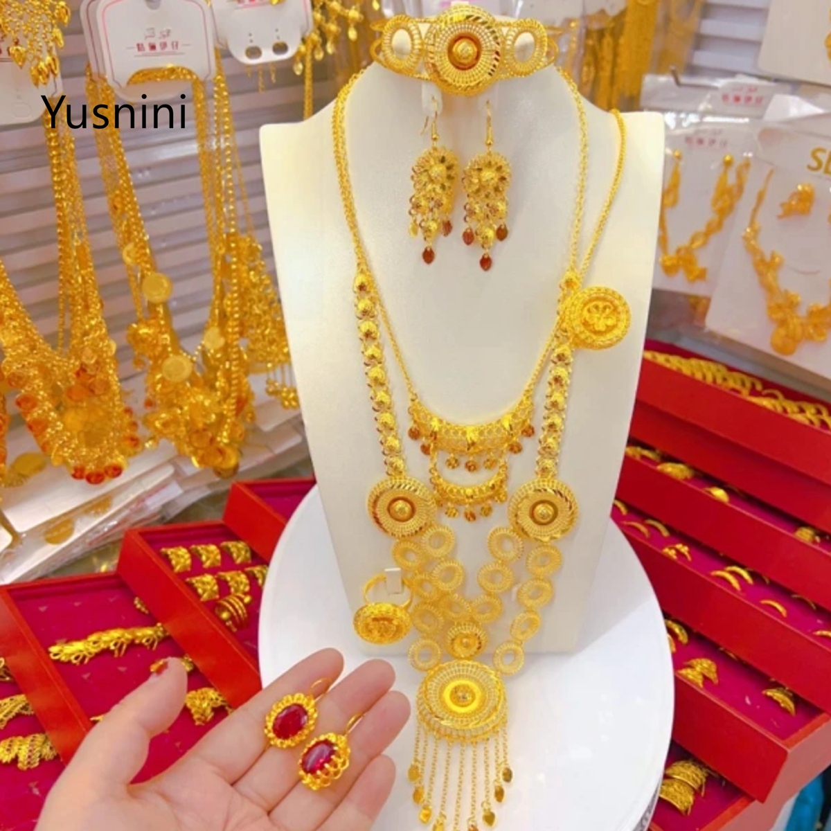 New Dubai Fashion High end 24K - Women'S Fashion Rings Gold บทวิจารณ์และราคา