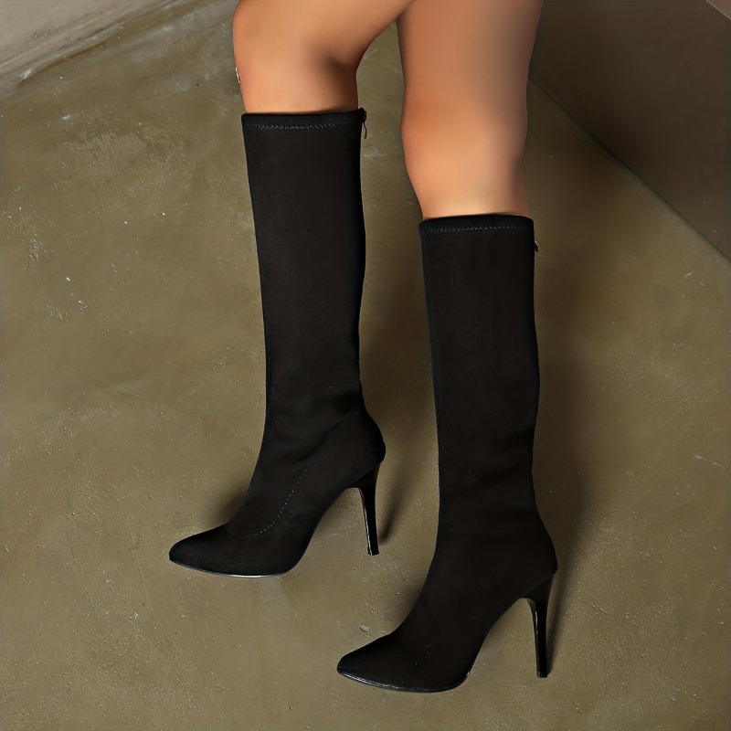 Women's Fashion Boots	Pointed  - Women'S Fashion Knee High Boots บทวิจารณ์และราคา