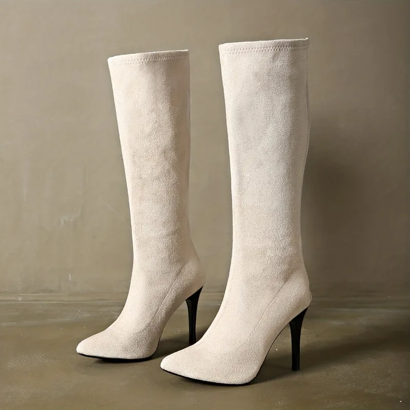 Women's Fashion Boots	Pointed  - Women'S Fashion Knee High Boots บทวิจารณ์และราคา