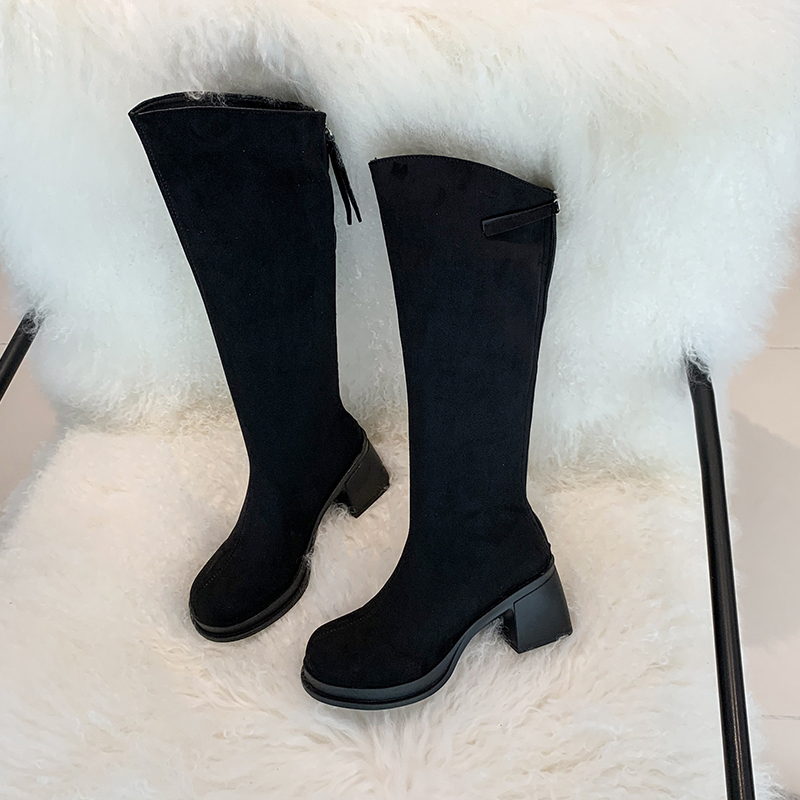 Women’s High Boots Suede High  - Women'S Fashion Boots 2025 บทวิจารณ์และราคา