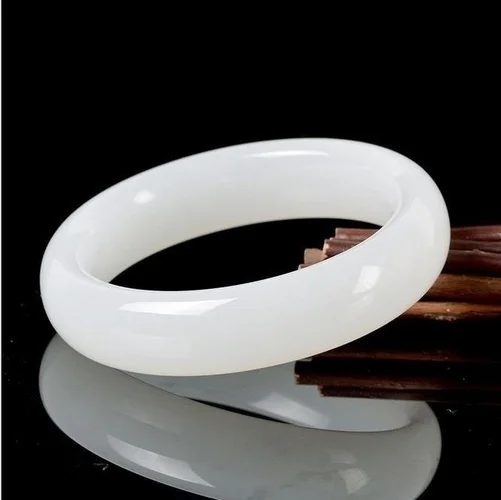 Genuine Natural White Jade Ban - Women'S Fashion Jewellery บทวิจารณ์และราคา