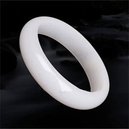 Genuine Natural White Jade Ban - Women'S Fashion Jewellery บทวิจารณ์และราคา
