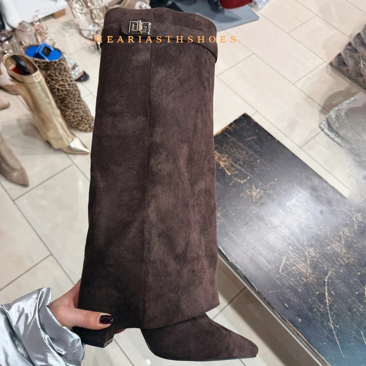Women's Chunky Heel Knee High  - Women'S Fashion Boots 2025 บทวิจารณ์และราคา