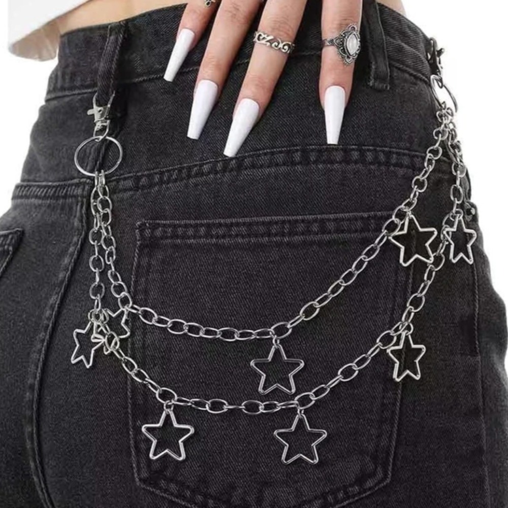 Punk Star Double Layer Waist C - Women'S Fashion Layering บทวิจารณ์และราคา