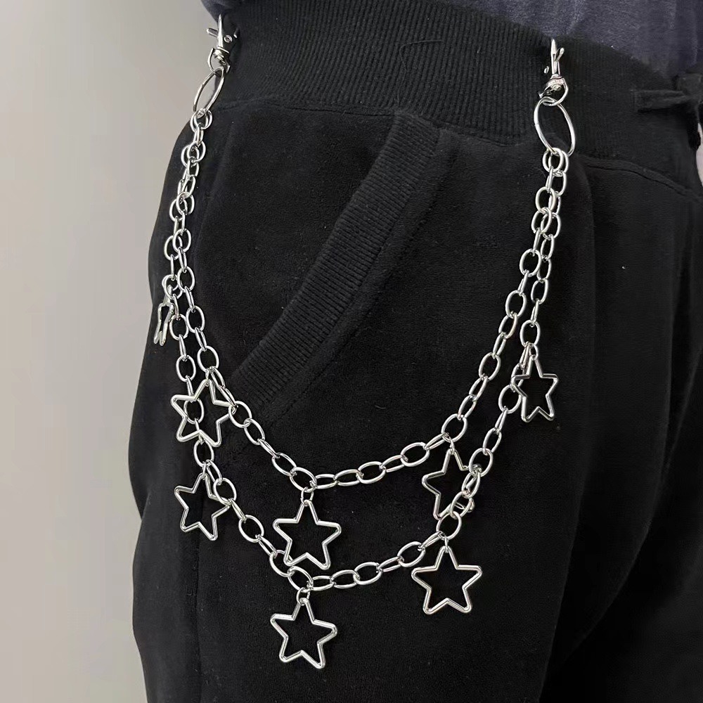 Punk Star Double Layer Waist C - Women'S Fashion Layering บทวิจารณ์และราคา