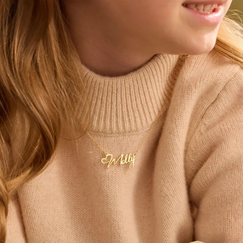 Custom Name Heart Necklace For - Xl Women'S Fashion บทวิจารณ์และราคา