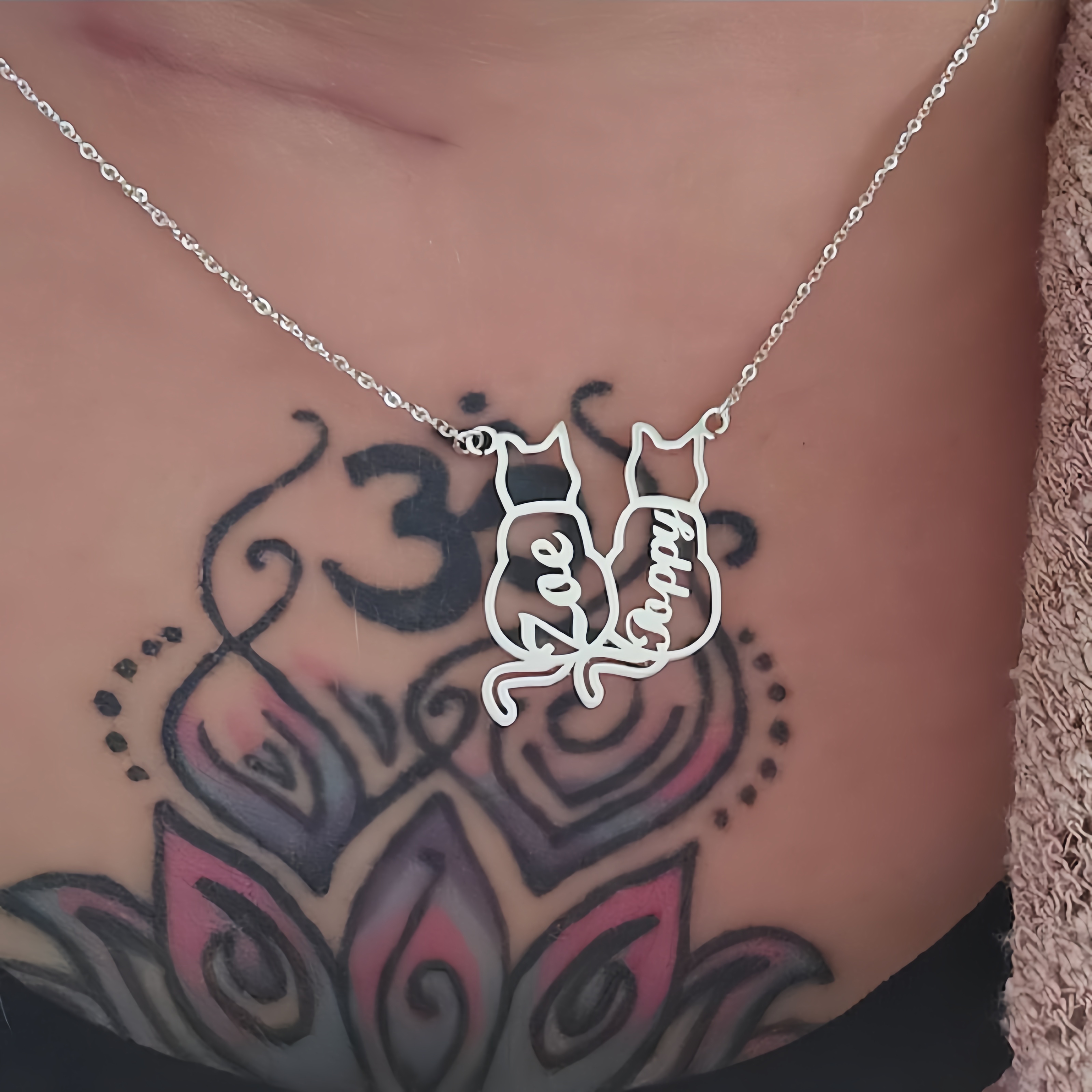 Personalized Cat Name Necklace - Xl Women'S Fashion บทวิจารณ์และราคา