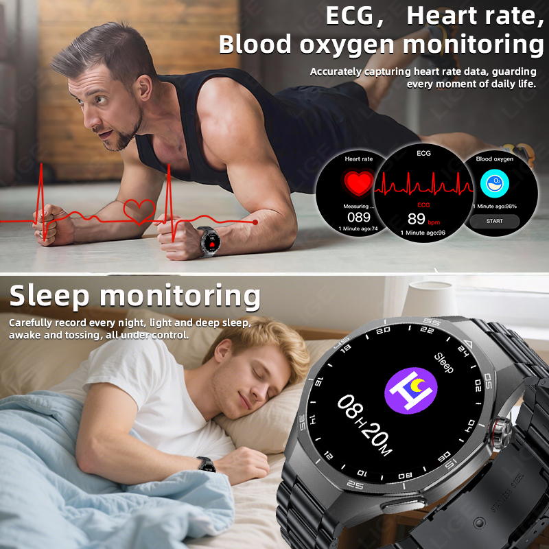 LIGE ECG Smart Watch For Andro - Women Fashion Week 2026 บทวิจารณ์และราคา
