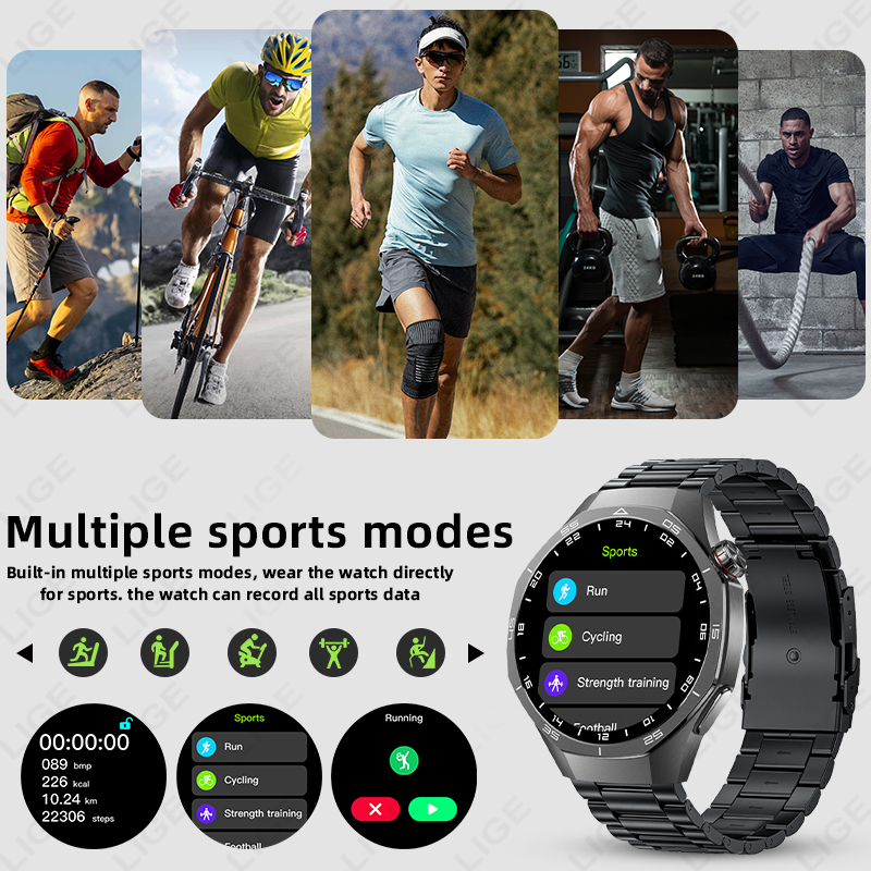 LIGE ECG Smart Watch For Andro - Women Fashion Week 2026 บทวิจารณ์และราคา