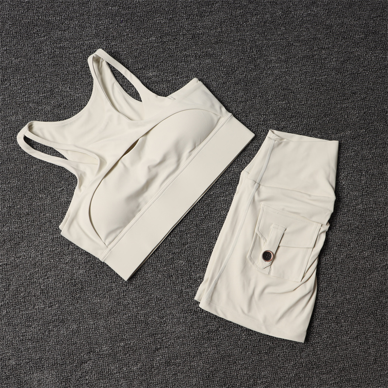 Fitness Shorts Yoga Sets Women - Women'S Fashion Leggings บทวิจารณ์และราคา