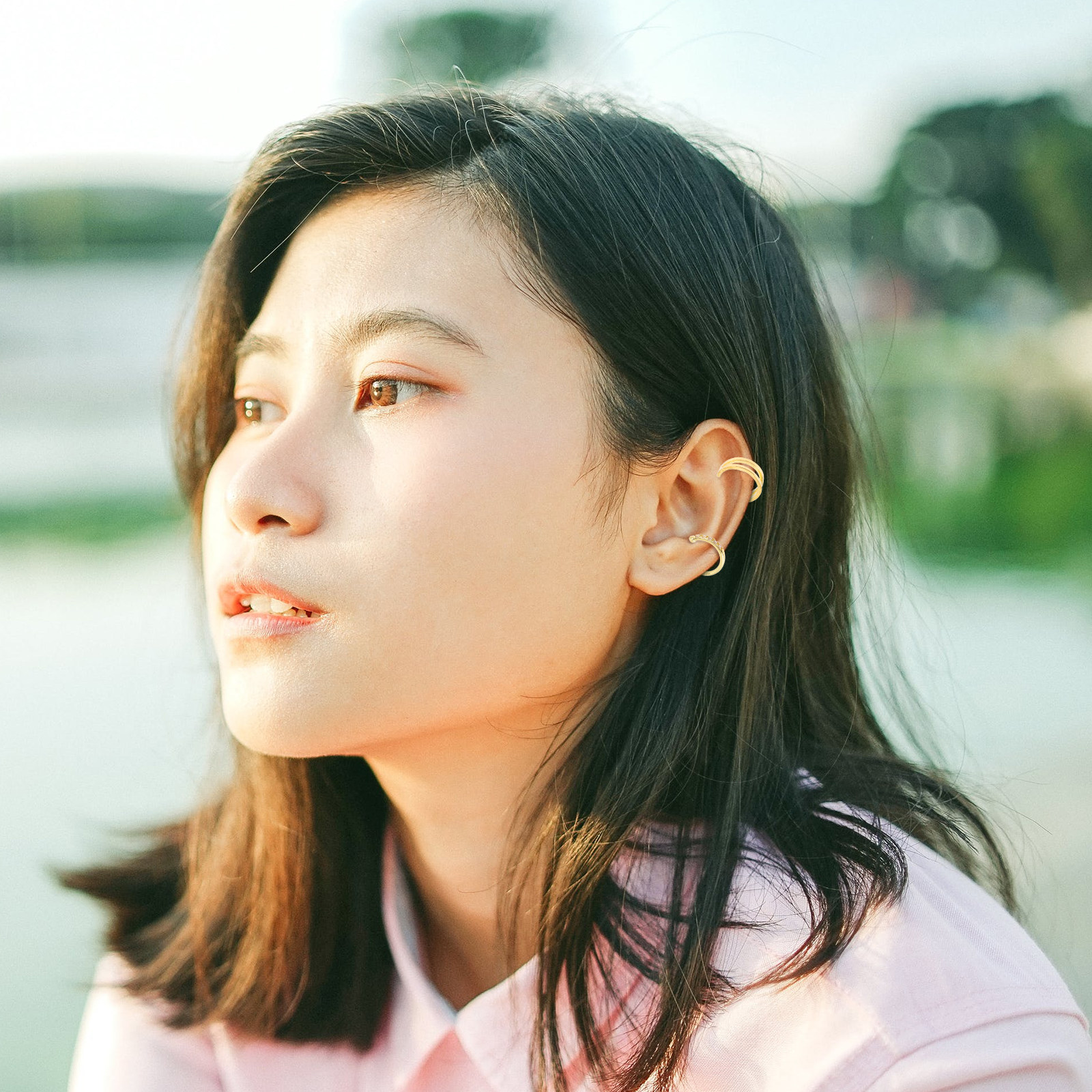 8Pcs Women Clip on Nose Rings  - Women'S Fashion Rings Gold บทวิจารณ์และราคา