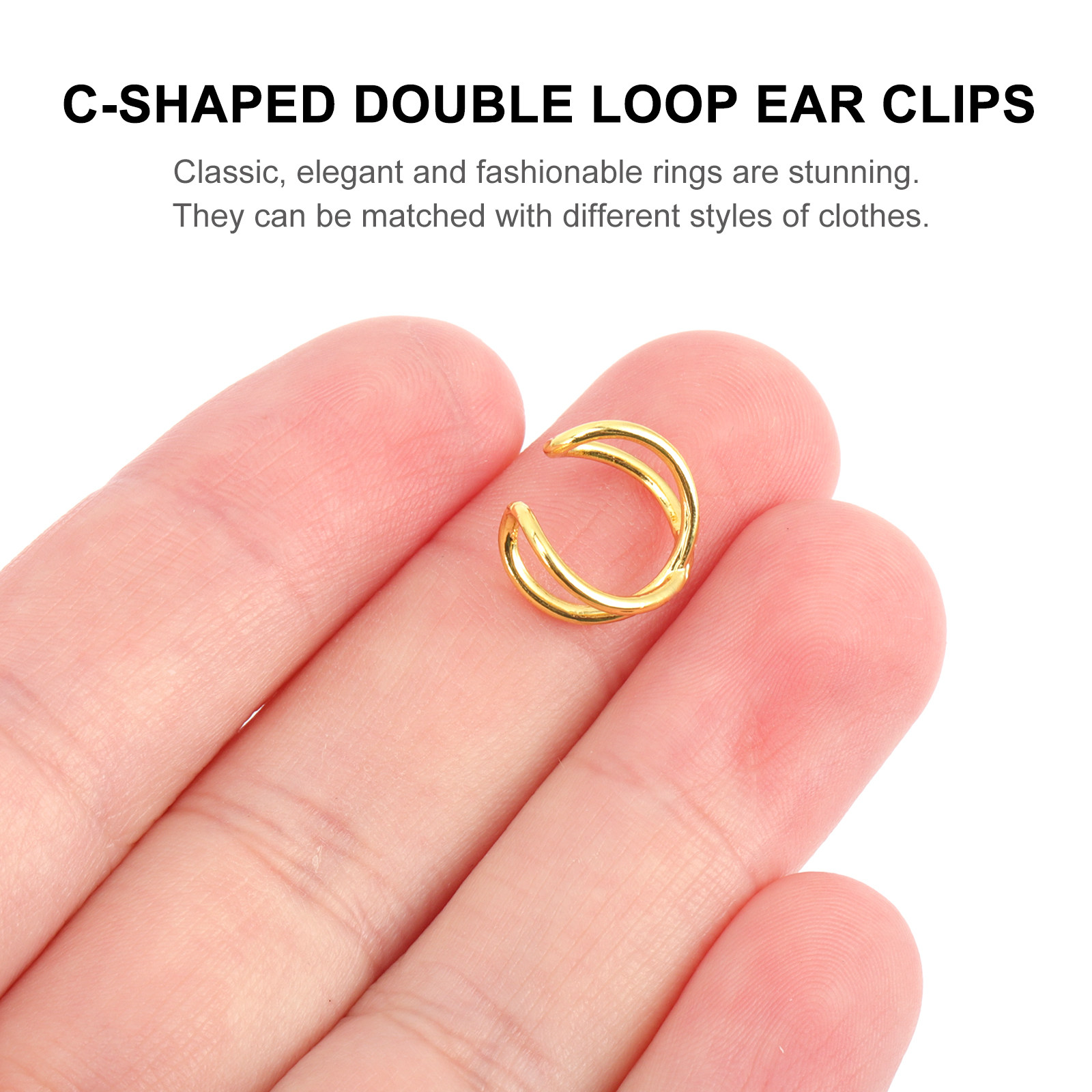 8Pcs Women Clip on Nose Rings  - Women'S Fashion Rings Gold บทวิจารณ์และราคา