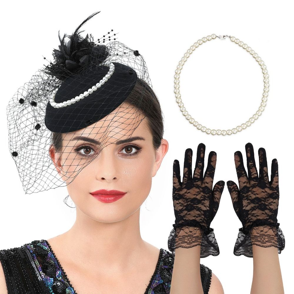 Fashion Exquisite Mesh Feather - Women'S Fashion In The 1920S บทวิจารณ์และราคา