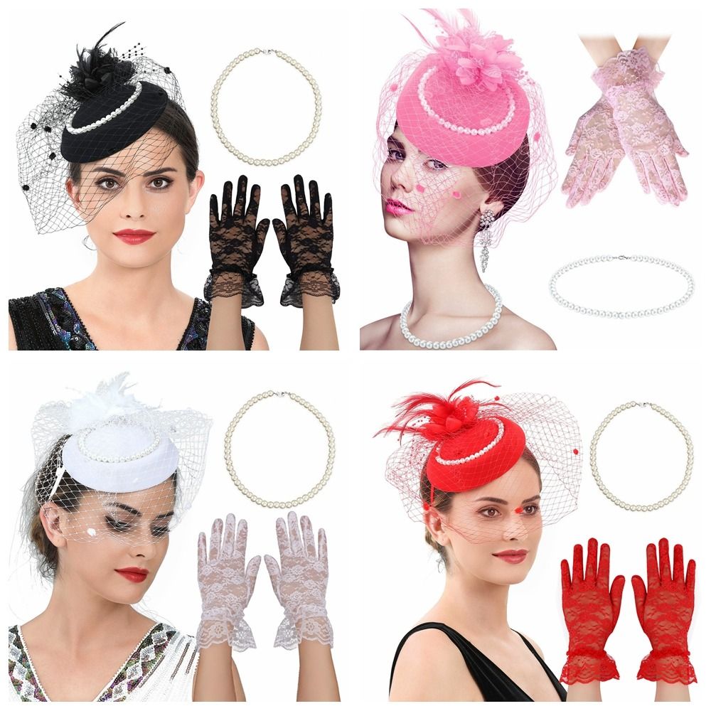 Fashion Exquisite Mesh Feather - Women'S Fashion In The 1920S บทวิจารณ์และราคา