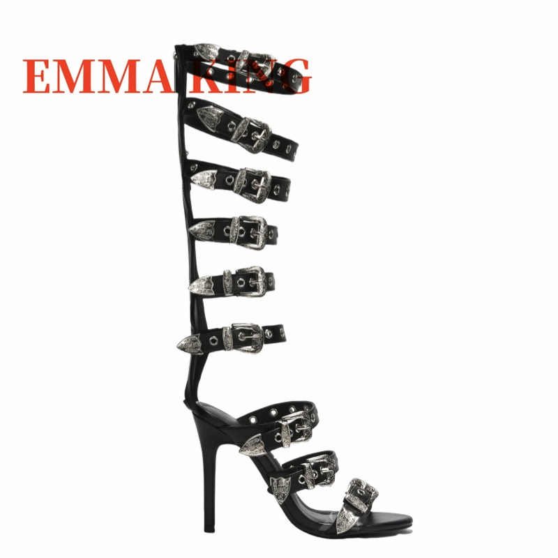 Womens Round Toe High Heels Ba - Women'S Fashion Knee High Boots บทวิจารณ์และราคา