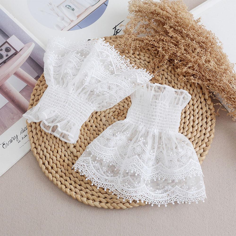 Fashion Lace Cuffs Flower Mesh - Women'S Fashion Layering บทวิจารณ์และราคา