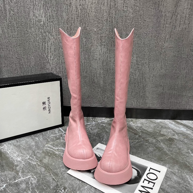 Women's New Simple Solid Color - Women'S Fashion Boots 2025 บทวิจารณ์และราคา