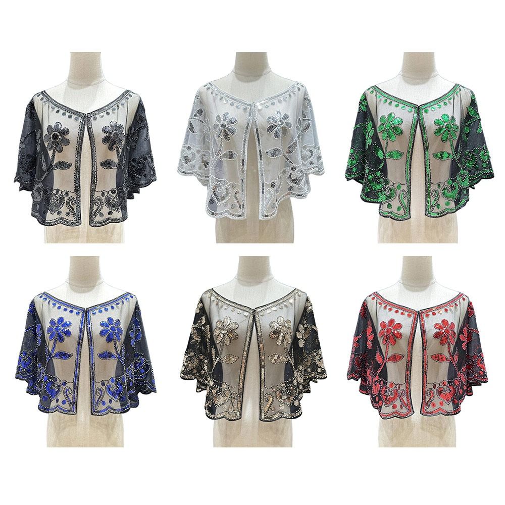 New 1920s Shoulder Shawl Spark - Women'S Fashion In The 1920S บทวิจารณ์และราคา