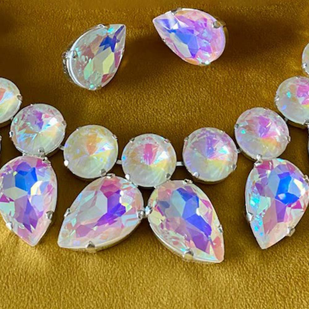 Stonefans Crystal Teardrop Nec - Women'S Fashion Jewellery บทวิจารณ์และราคา