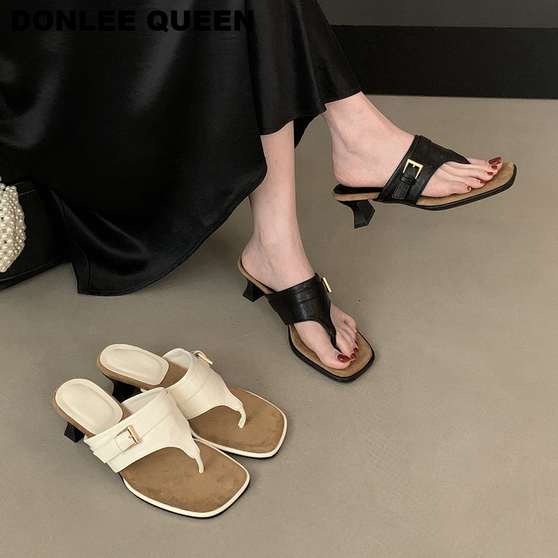 Women Clip Toe Flip Flops Slip - Women Queen Fashion บทวิจารณ์และราคา