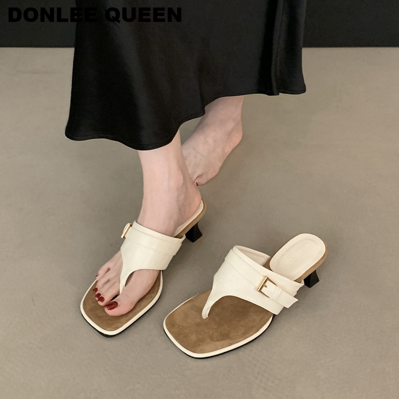 Women Clip Toe Flip Flops Slip - Women Queen Fashion บทวิจารณ์และราคา