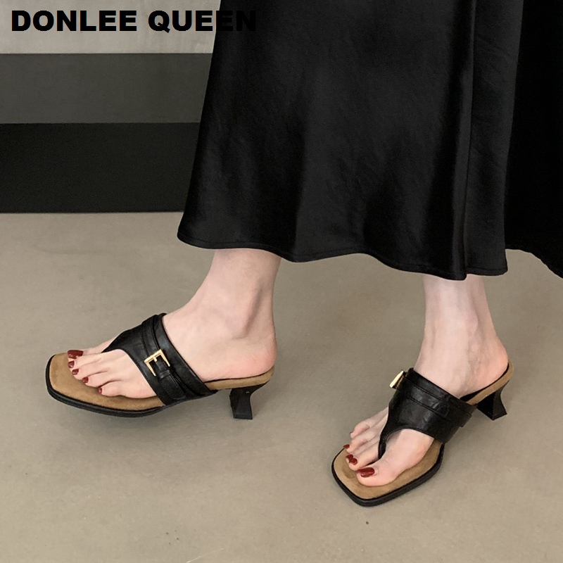 Women Clip Toe Flip Flops Slip - Women Queen Fashion บทวิจารณ์และราคา