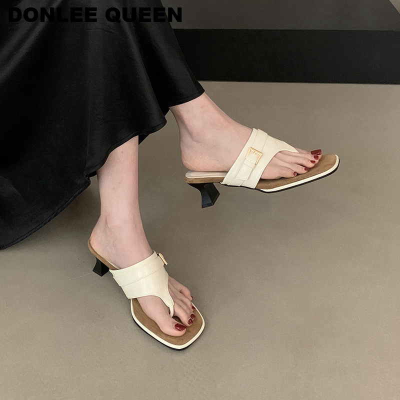 Women Clip Toe Flip Flops Slip - Women Queen Fashion บทวิจารณ์และราคา