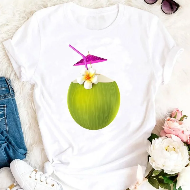 Women Summer Tshirts Cartoon I - Women'S Fashion In The 90S บทวิจารณ์และราคา