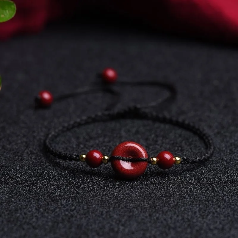 Customized Natural Red Cinnaba - Women'S Fashion Jewellery บทวิจารณ์และราคา