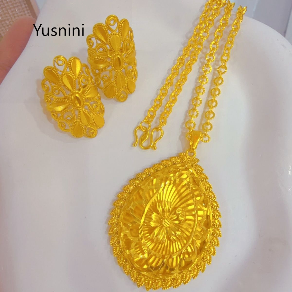 New French Fashion Dubai High  - Women'S Fashion Rings Gold บทวิจารณ์และราคา