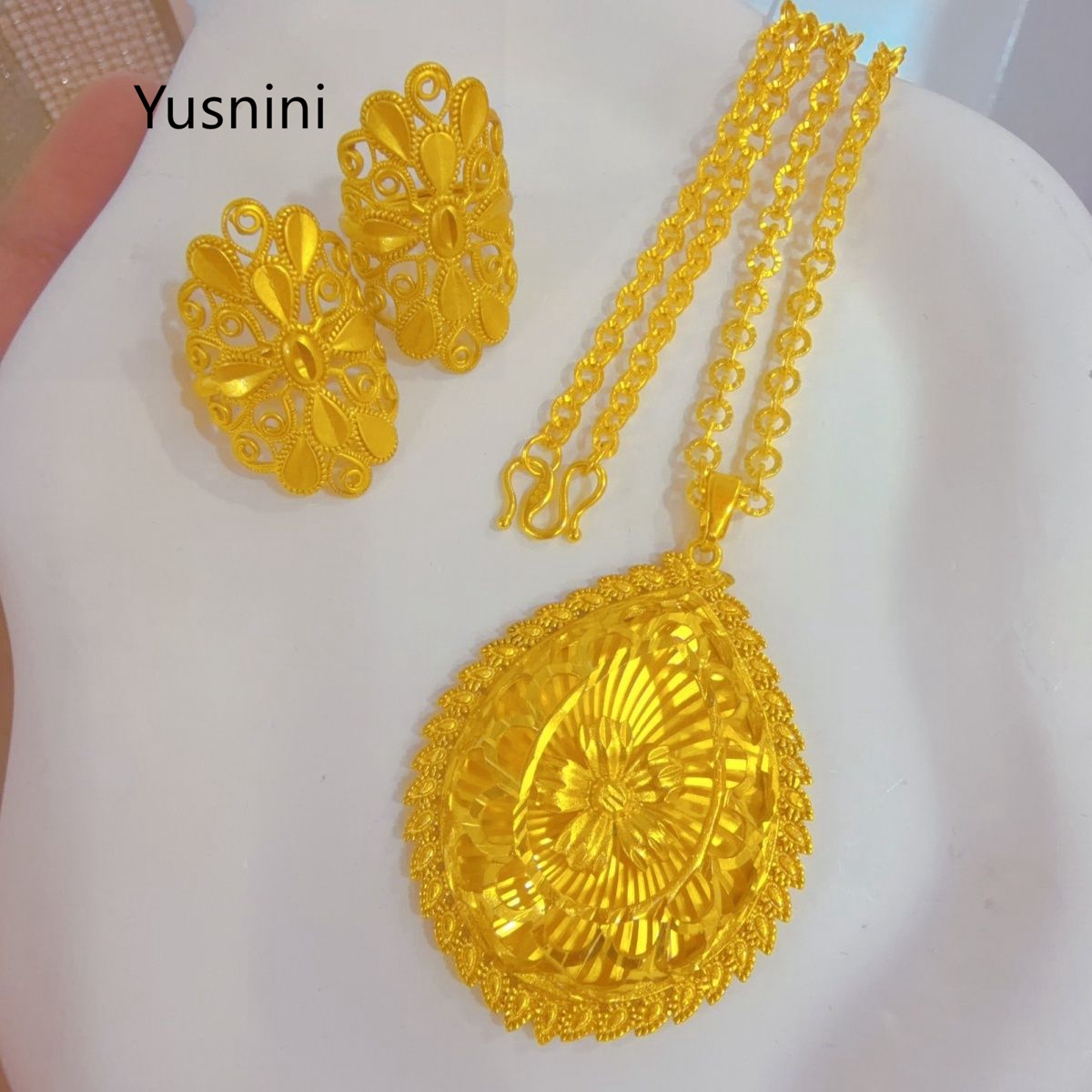 New French Fashion Dubai High  - Women'S Fashion Rings Gold บทวิจารณ์และราคา