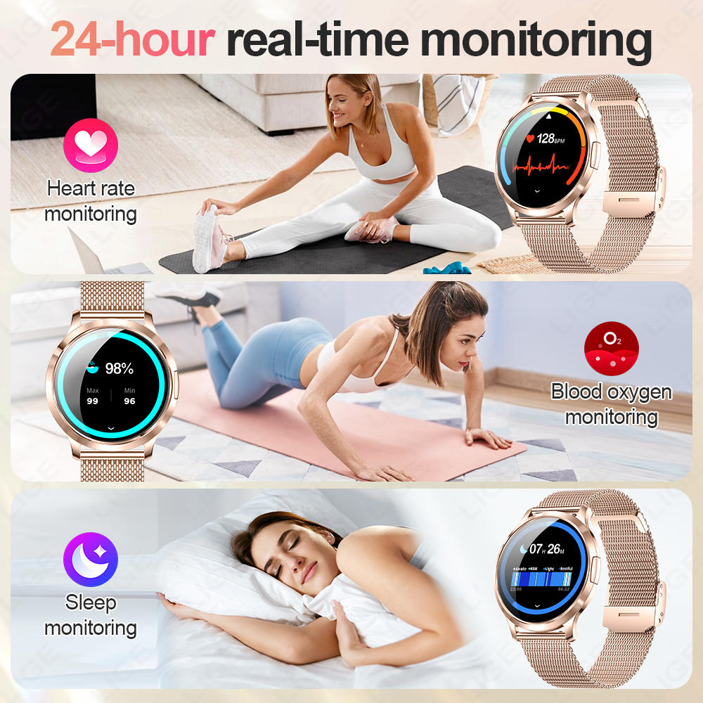 LIGE 2026 New Smart Watch Wome - Women Fashion Week 2026 บทวิจารณ์และราคา