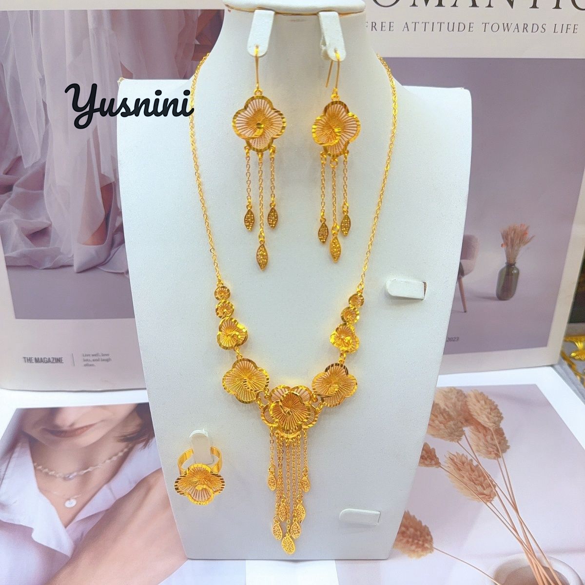 Fashion European Dubai 24K Gol - Women'S Fashion Rings Gold บทวิจารณ์และราคา