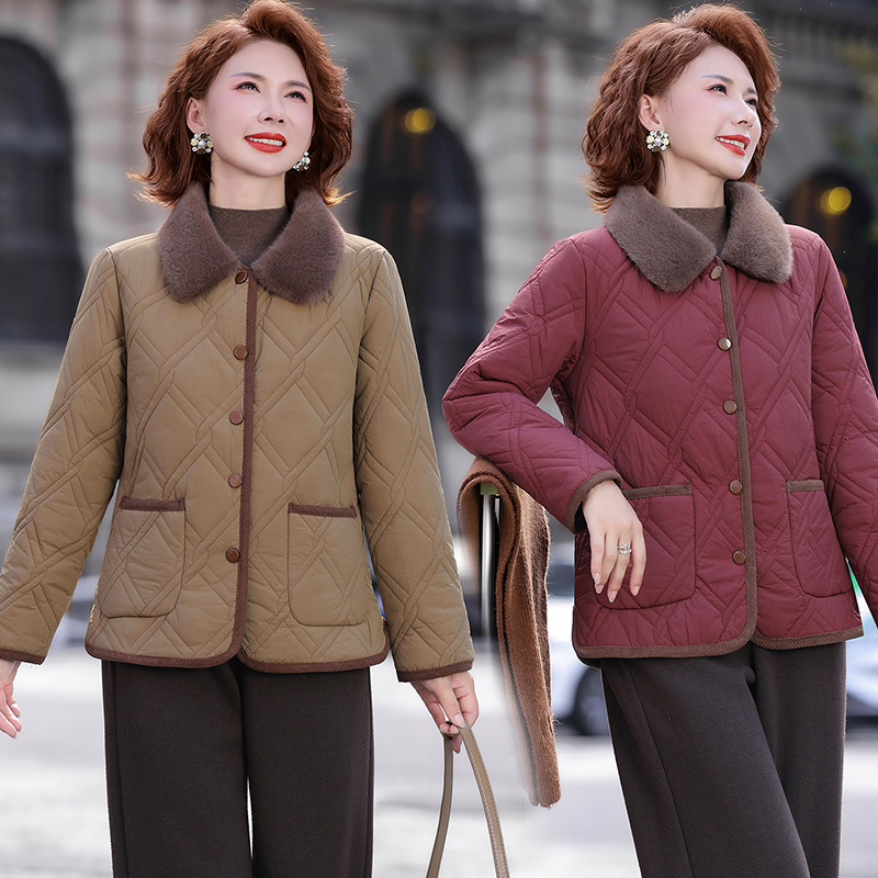 Fashionable Warmth Short down  - Women Fashion Over 60 บทวิจารณ์และราคา