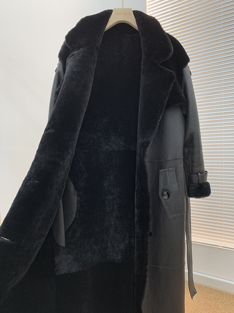 Luxury Women Long Real Leather - Xl Women'S Fashion บทวิจารณ์และราคา