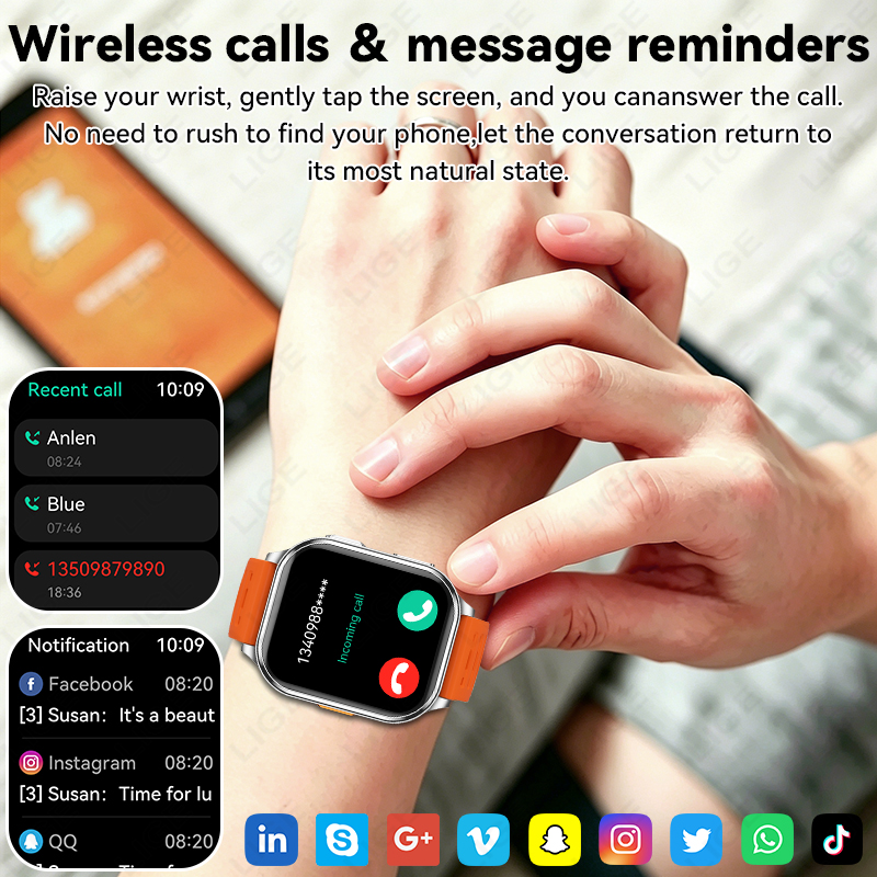 LIGE 2026 Smart Watches Men Wo - Women Fashion Week 2026 บทวิจารณ์และราคา