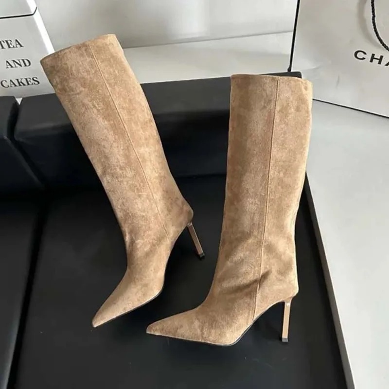 Luxury Women Long Boots Fashio - Women'S Fashion Knee High Boots บทวิจารณ์และราคา