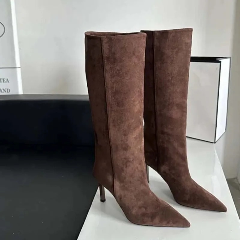Luxury Women Long Boots Fashio - Women'S Fashion Knee High Boots บทวิจารณ์และราคา