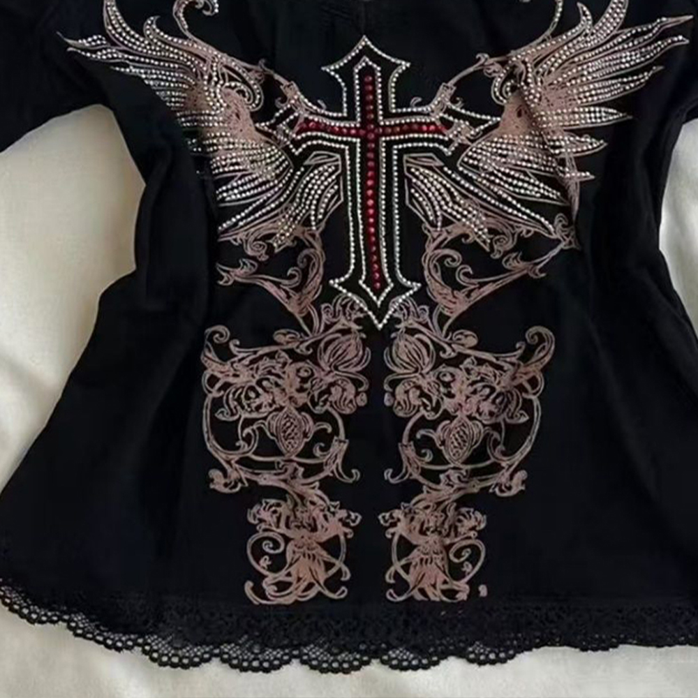 Y2K 90S Black Fake Two-Piece B - Women'S Fashion In The 90S บทวิจารณ์และราคา