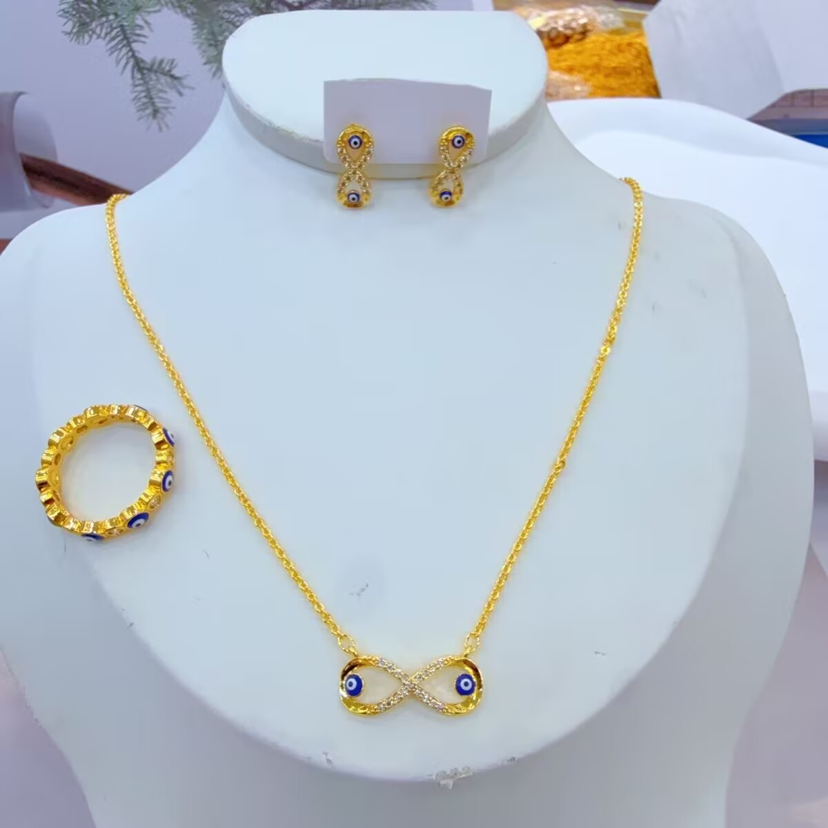 New American 24K Gold Plated N - Women'S Fashion Rings Gold บทวิจารณ์และราคา