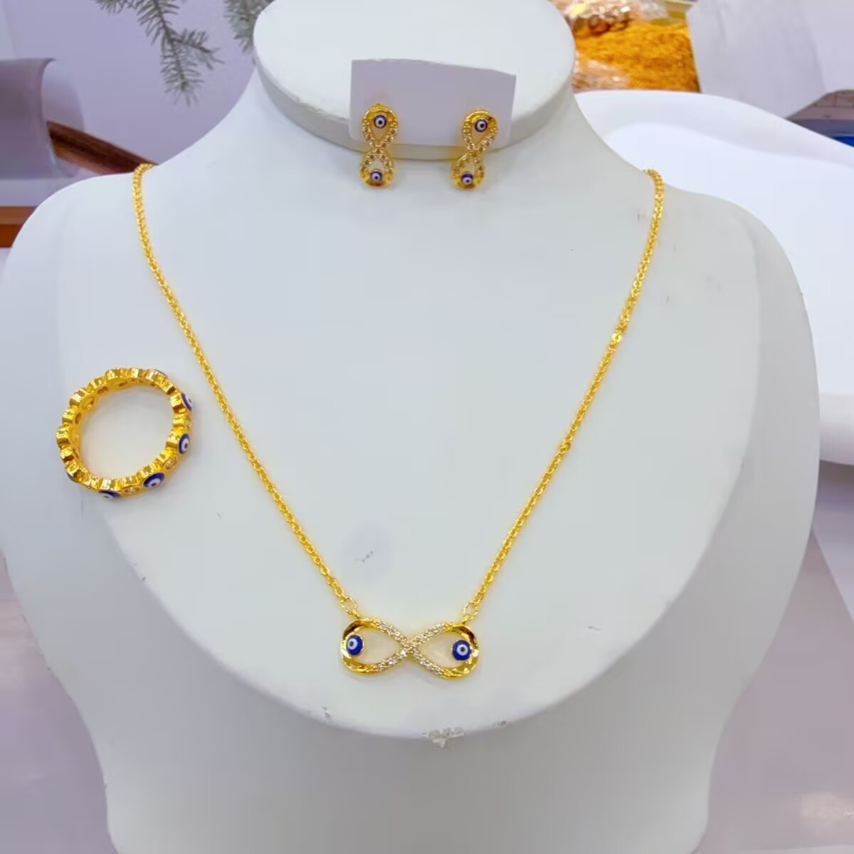 New American 24K Gold Plated N - Women'S Fashion Rings Gold บทวิจารณ์และราคา
