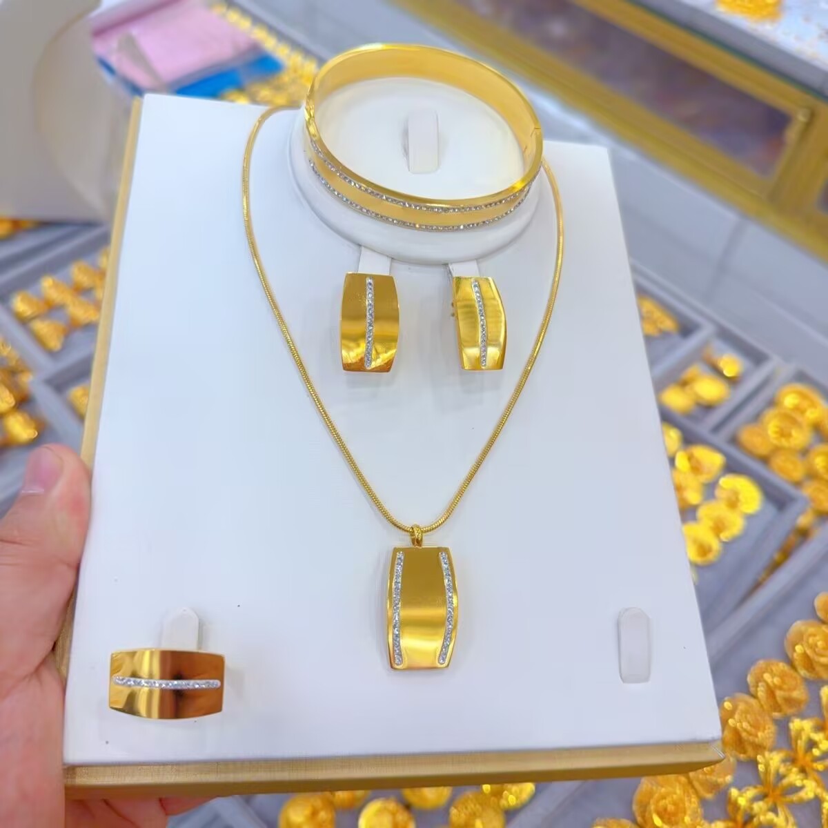 New Middle East French Titaniu - Women'S Fashion Rings Gold บทวิจารณ์และราคา